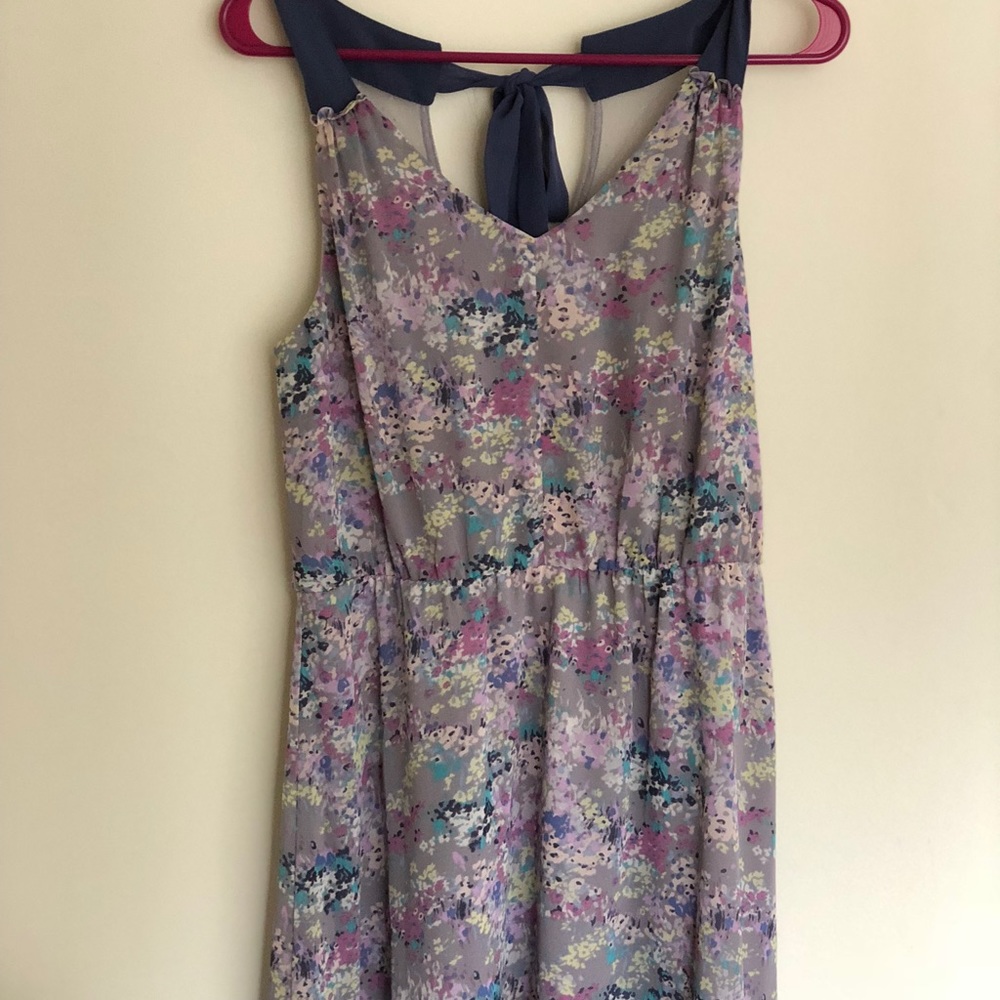 Lauren Conrad- Flower printed flowy dress